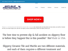 Tablet Screenshot of antislipprotectionusa.com